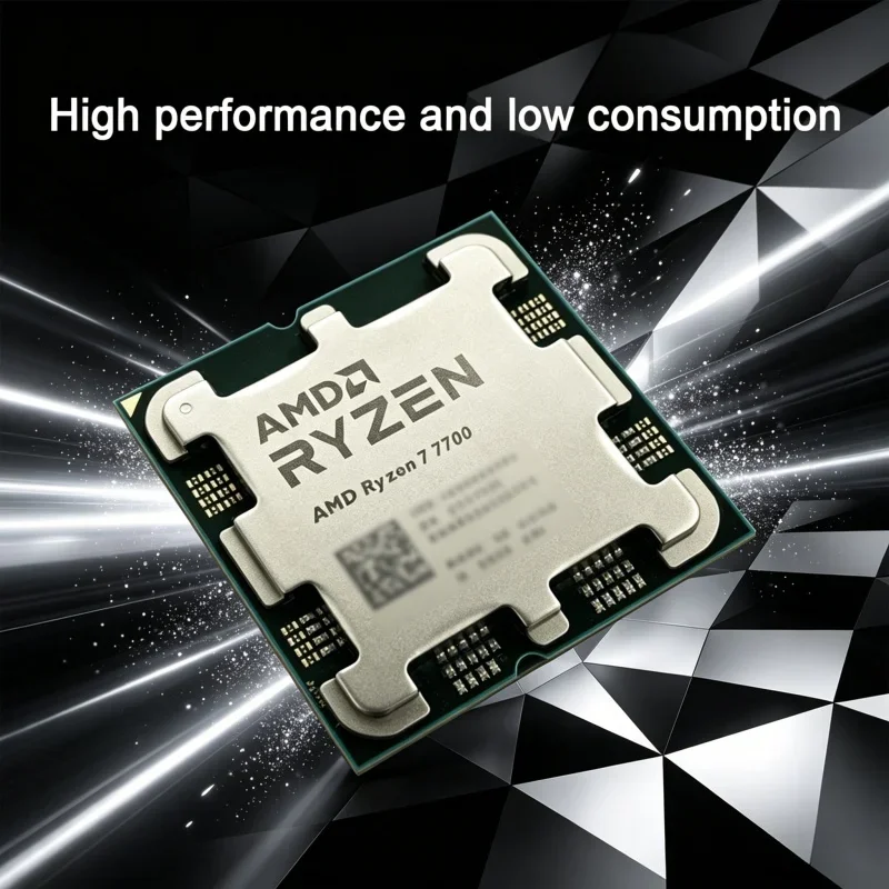 

Premium Unlocked AMD Desktop Gaming CPU Ryzen 7 7700 R7 7700 8 Core 16 Thread 5.3GHz AM5 Socket Without Package