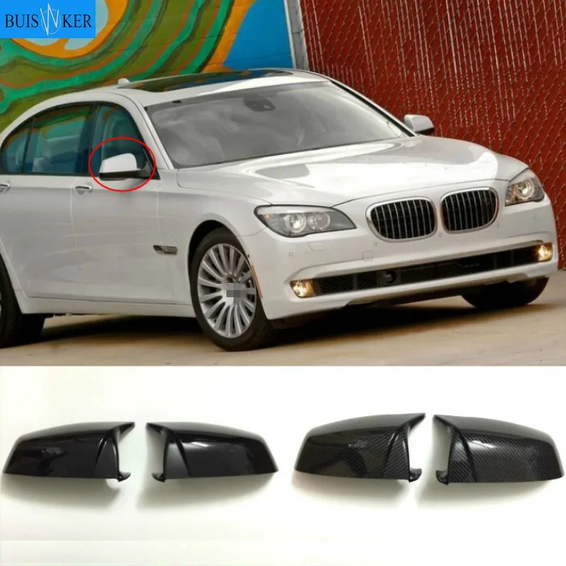 

Horn caps M style High Quality Black side wing mirror Cap Cover for BMW 5 6 7 serie F01 F02 F03 F04 F06 F07 F10 F11 F12 F13