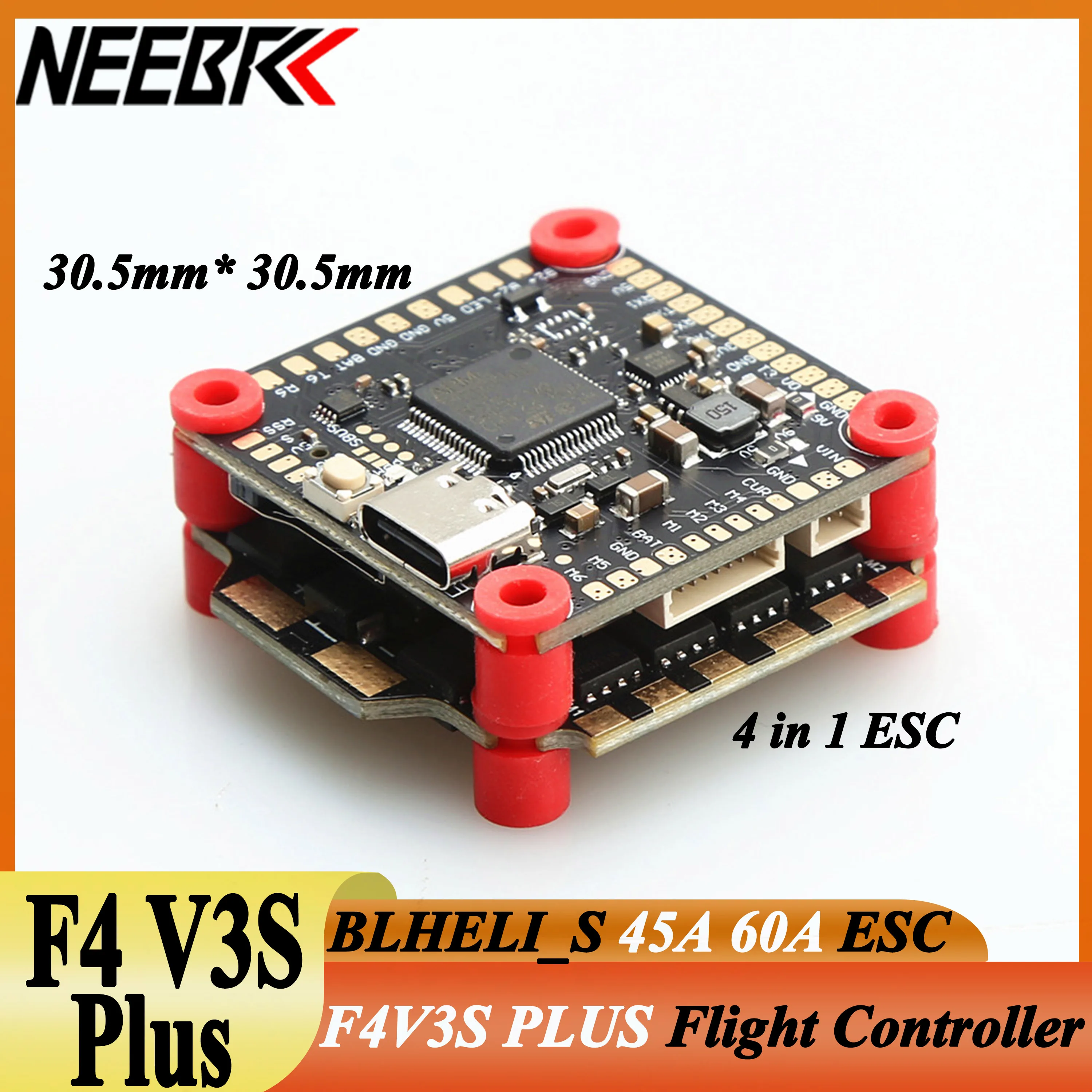 F4V3S F4 V3S PLUS FC Flight Controller Flytower Stack BLS 45A 60A 4 in 1 Brushless ESC for FPV Drone RC Quadcopter Mark4 APEX