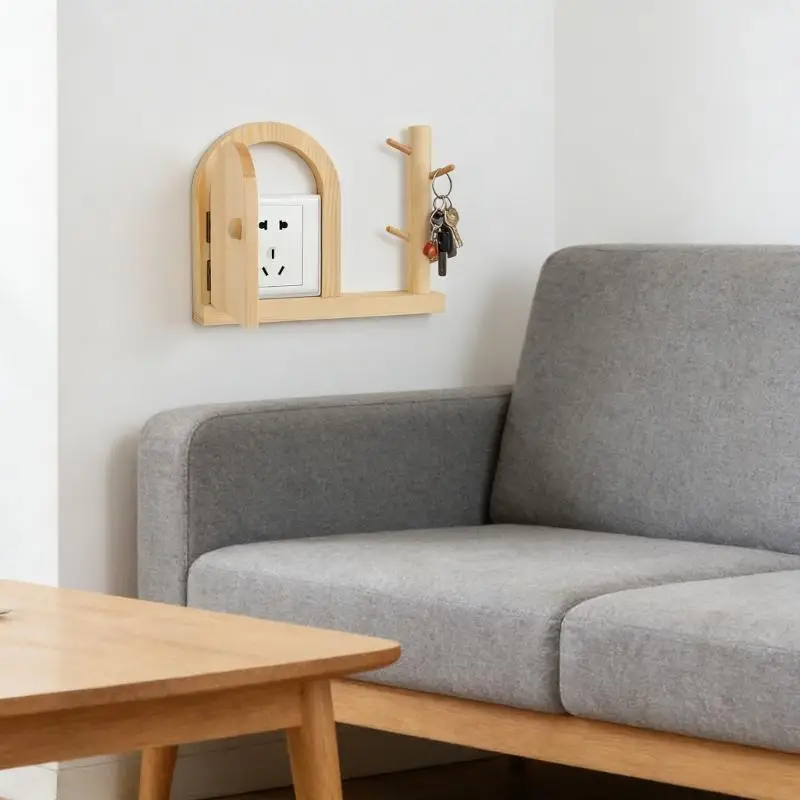 Natural Outlet Cover Block Dust Prevents Child Pet Accidents Home Decors