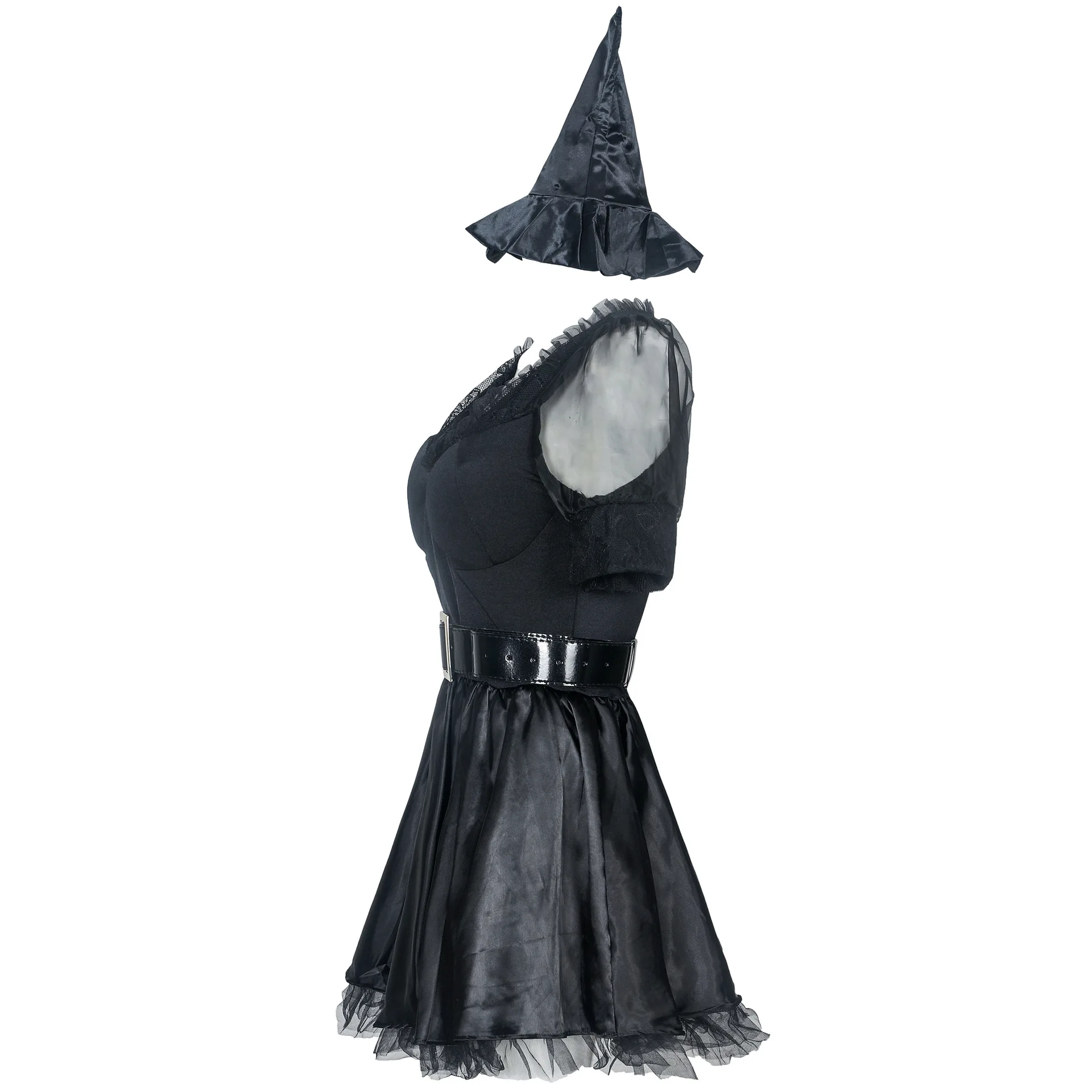 Devil Witch Costume for Women loween Par eup Role-plang orm Fem Devil Witch Outfit Chinese Production