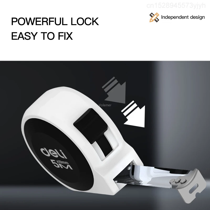 Youpin-sistema de cinta métrica de acero de precisión, herramienta de construcción profesional retráctil, cinta de medición de bloqueo automático, 3m, 5m