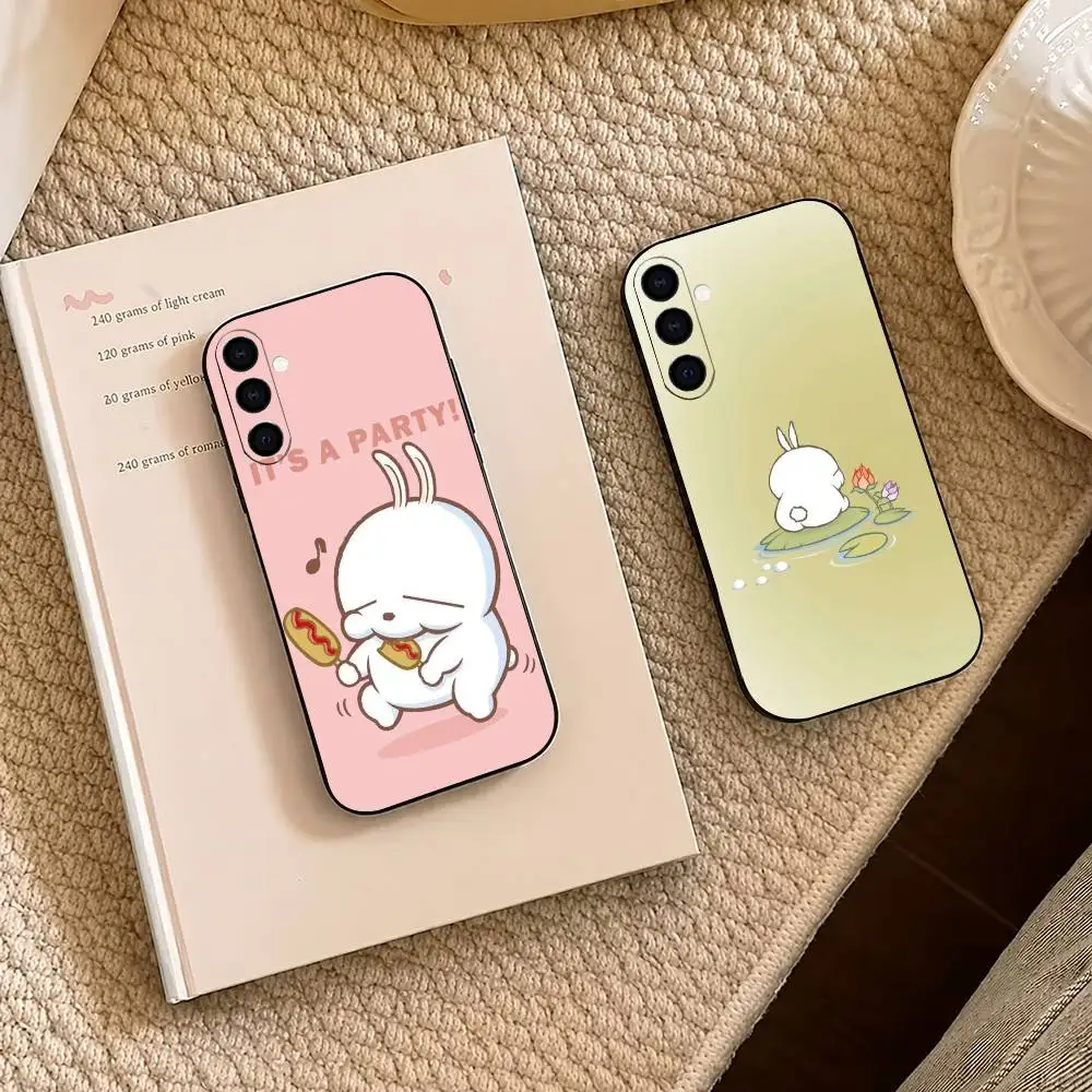 Cute M-Mashimaro-s Phone Case For Samsung A73 20,21s,22,31,32,52,53,72 Soft Black Shell