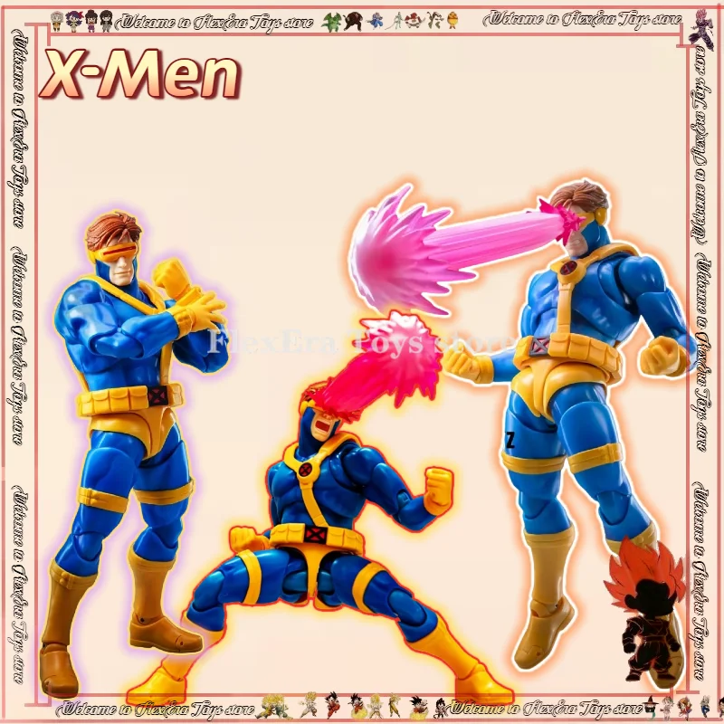 

Mustang Toyz 1/12 Cyclops Scott Summers Action Figure X-Men Laser Eye Mutant PVC Collectible Model Articulated Toy Gift