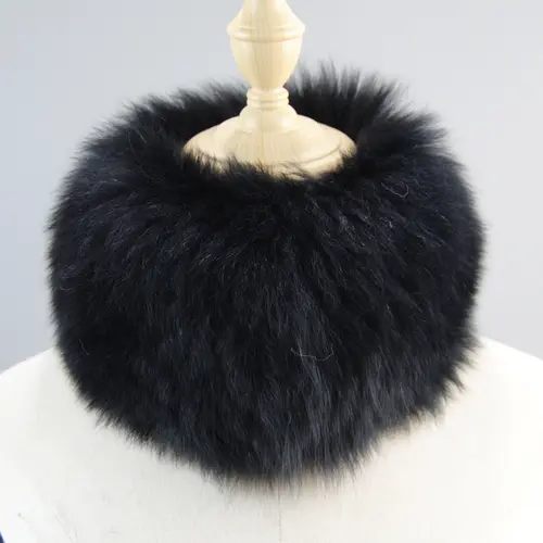 2026 Hot Sale Women Real Fox Fur Scarf Fur Headbands Good Elastic Winter Luxury Neck Warmer Natural Fur Mufflers Ring Scarves - Image 16