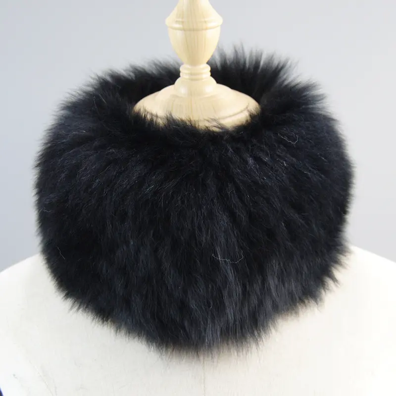 2026 Hot Sale Women Real Fox Fur Scarf Fur Headbands Good Elastic Winter Luxury Neck Warmer Natural Fur Mufflers Ring Scarves - Image 16