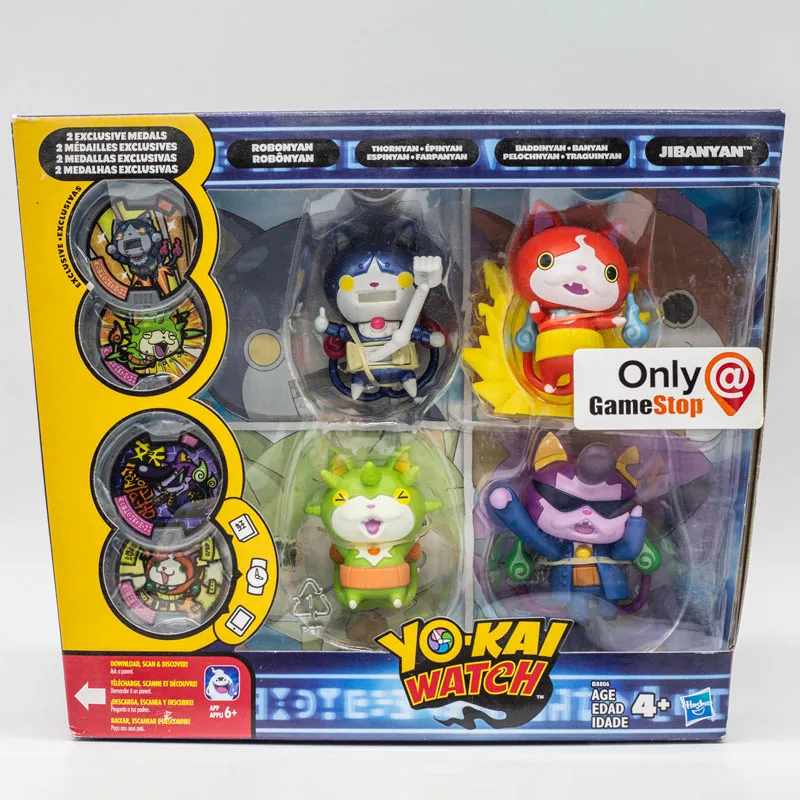 Hasbro Monsterse Watchse Action Figures Jibanyans Komasanes Model Toy Anime Peripheral Collection Children's Birthday Gift