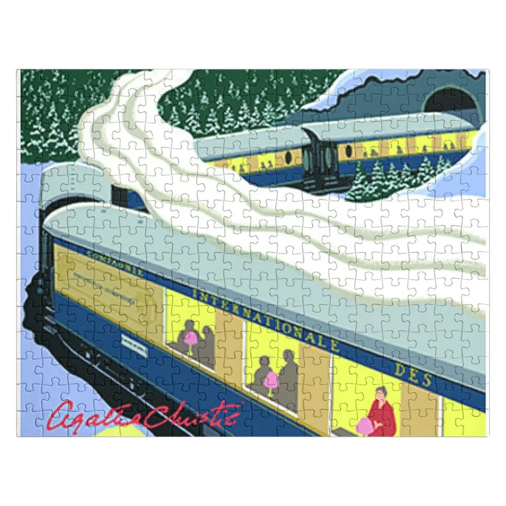 

Agatha Christie's Murder on the Orient Express Poster Jigsaw Puzzle Wood Name Puzzle