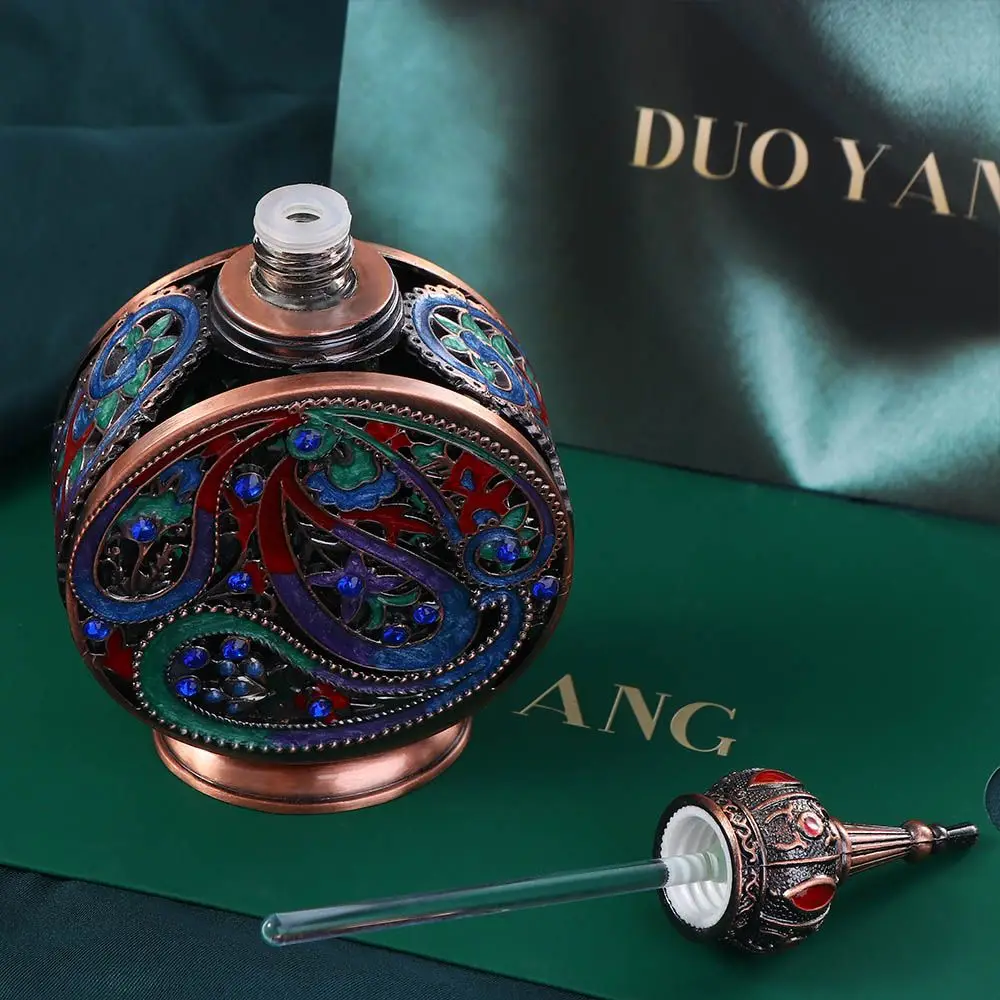 コンテナミニアラビアンスタイルアンティーク装飾ギフトボトルスポイトボトル詰め替えボトルエッセンシャルオイルボトル