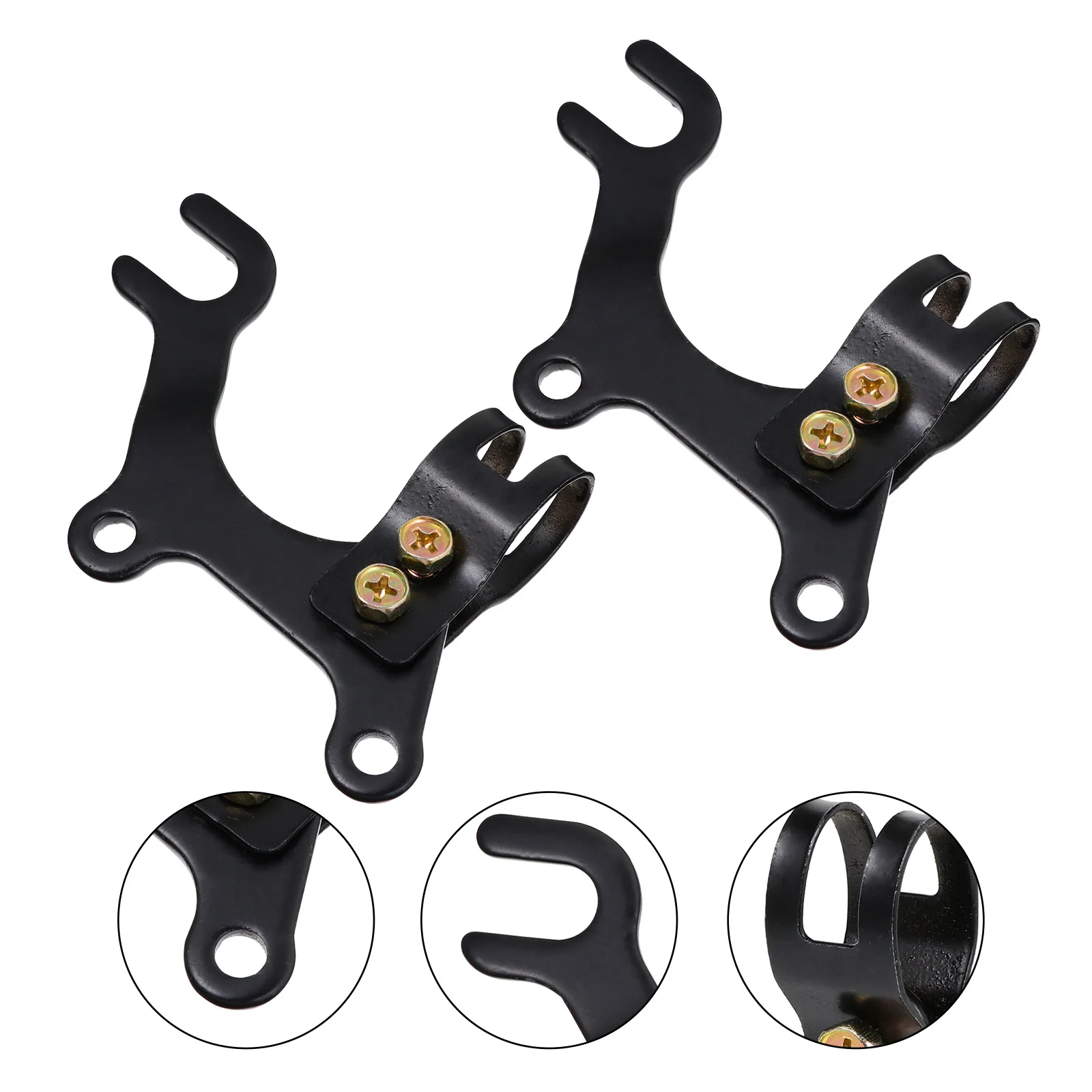 

2Pcs Bike Brake Adapter Professional Disc Brake Mounting Holder Durable Metal Easy Installation Practical Use for Cyclists