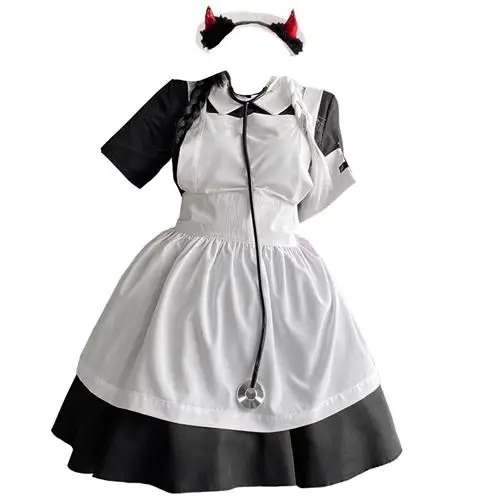 

Сексуальный комплект костюма дьявола на Хэллоуин, комплект медсестры, искушение, наряд для доктора, женский слуга, привлекательная одежда Devili, ансамбль