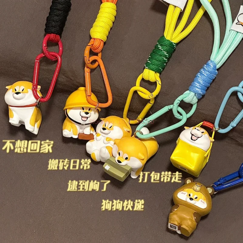 جديد حار Achai Goji-لطيف الكلب الغزو سلسلة صندوق أعمى لطيف الكرتون أنيمي شيبا الكلب دمية سطح المكتب الديكور مفتاح المحمول قلادة #6