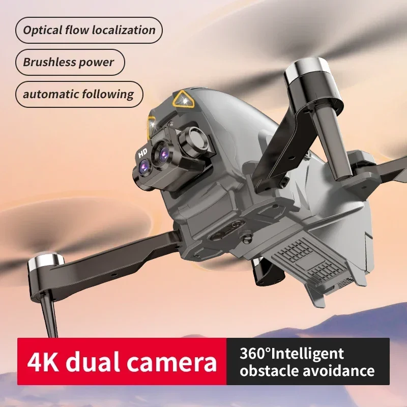 Edward S177 4K Drone Motore Brushless Professionale Evitamento Ostacoli 8K Doppia Fotocamera HD 5G Pieghevole A Quattro Assi Aereo Regalo Giocattolo