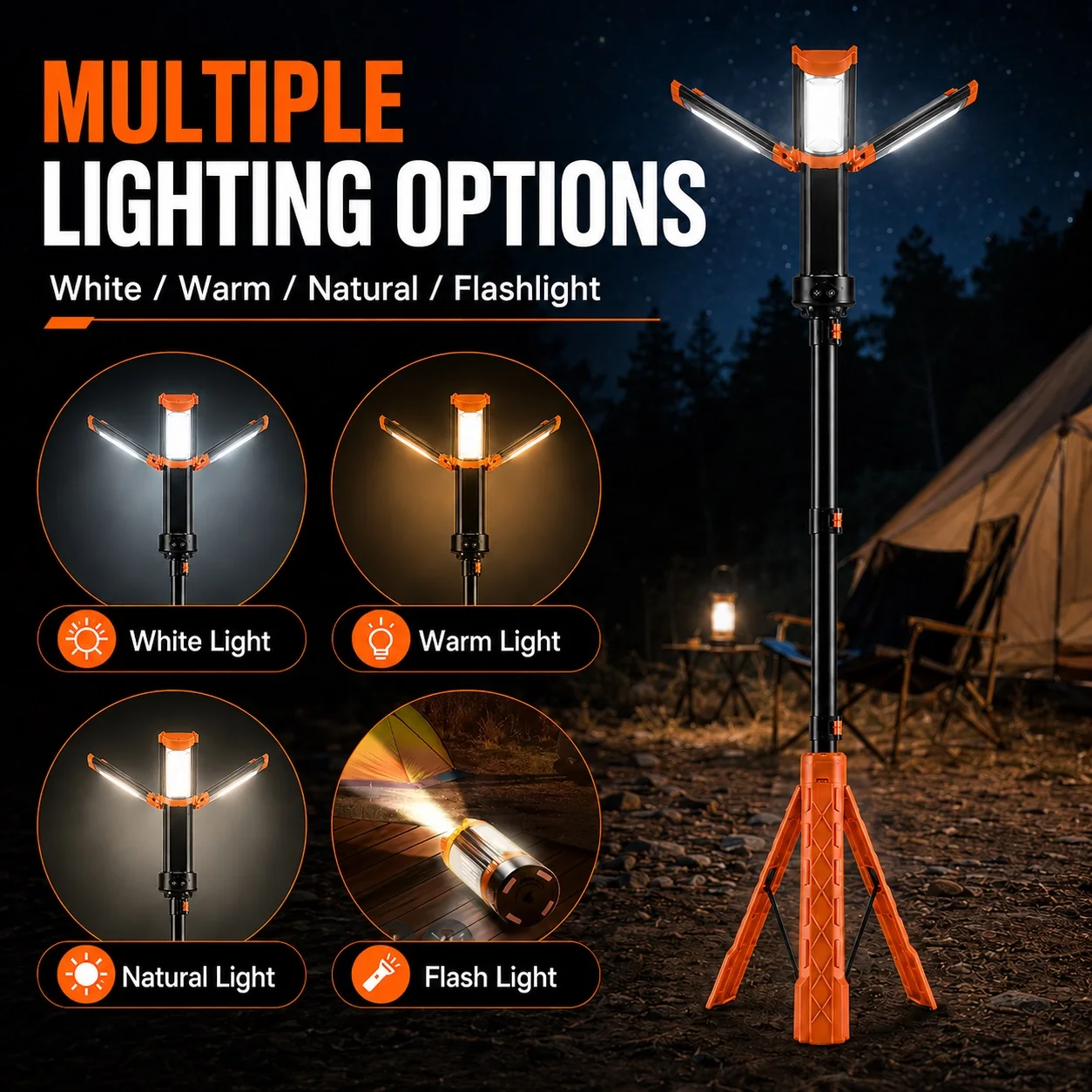 Tripod Work Light, Led Rechargeable Auto Repair Light, Car Repair Lighting Lamp, Foldable Telescopic Tripod Stand, High-Brightness Work Light, Non-Slip Stable Floor Lamp, Hands-Free Workshop Inspection Emergency Lighting, Street Stall Lamp, Adjustable Height Tire Changing Fault Light, Construction Site Inspection Equipment Inspection Desk Lamp.