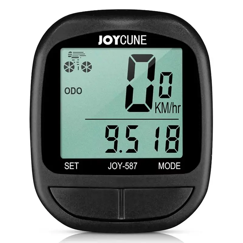 NEW HOT In Stock-Bicycle Computer Waterproof Wired Speedometer Odometer Stopwatch Cycle Bike Computer With LED Display Outdoor C