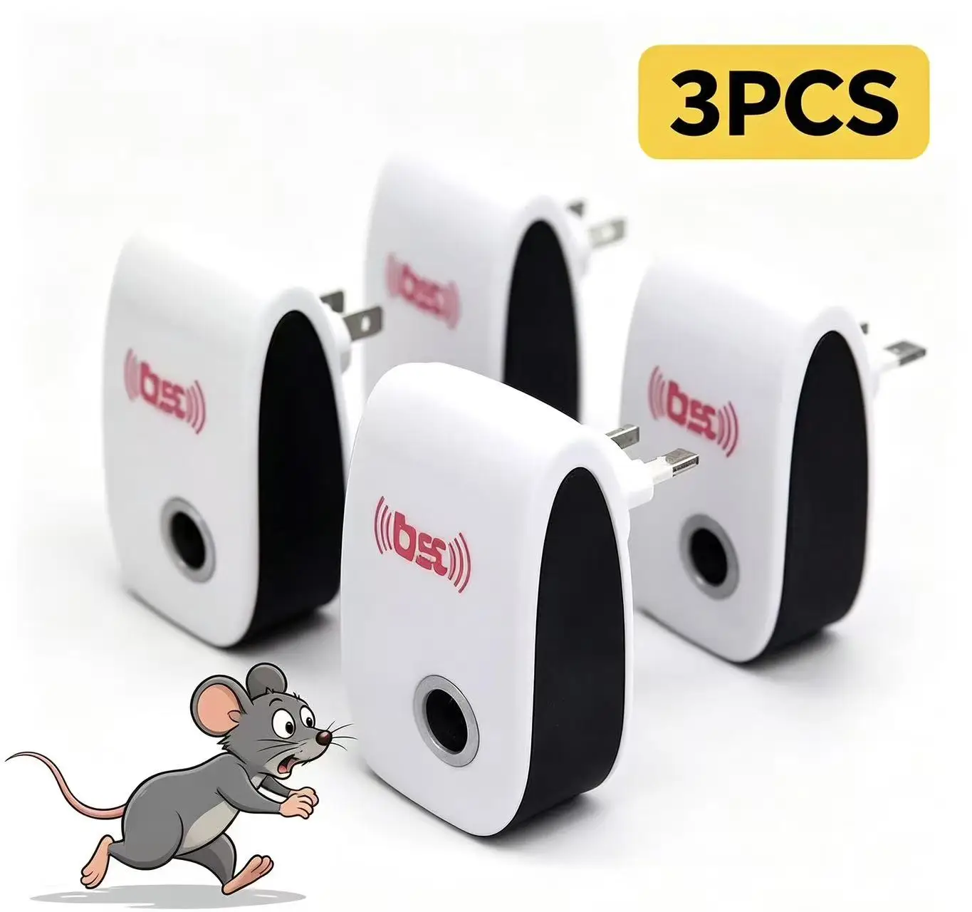 Ultrasonic Pest Repeller Plug In Electronic Insect Control for Mice Ants Spiders Cockroaches Mosquitoes Home Use
