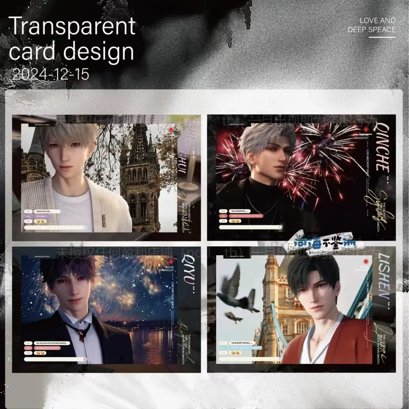 New Game Peripherals Are Decorated with Self-made Rafayel Aster Sylus Zayne Three-inch Instant Camera Cards