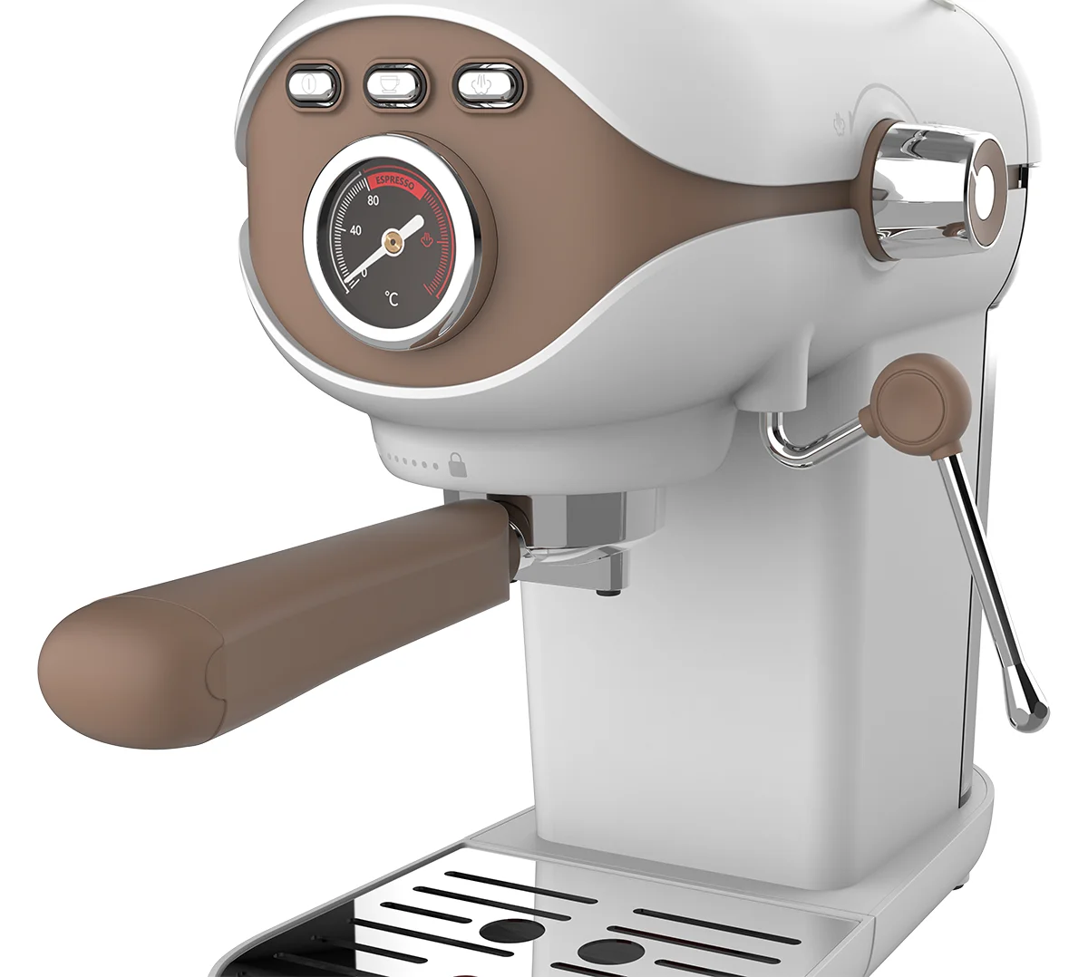 Cafetera Espresso eléctrica portátil de 15 Bar, máquina de capuchino, tanque de agua de 0,8l, sistema de agua caliente moderno para uso