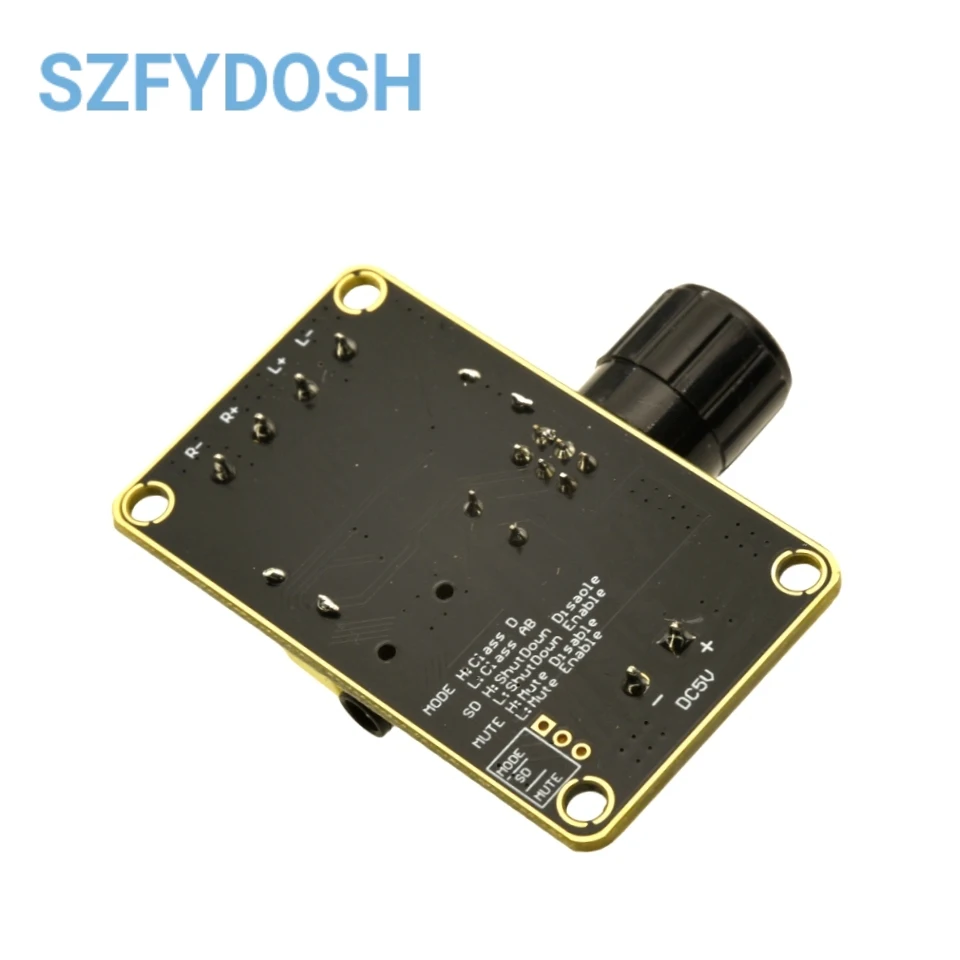 PAM8406 DC5V ستيريو مضخم رقمي مجلس 5Wx2 ثنائي القناة وحدة مكبر صوت