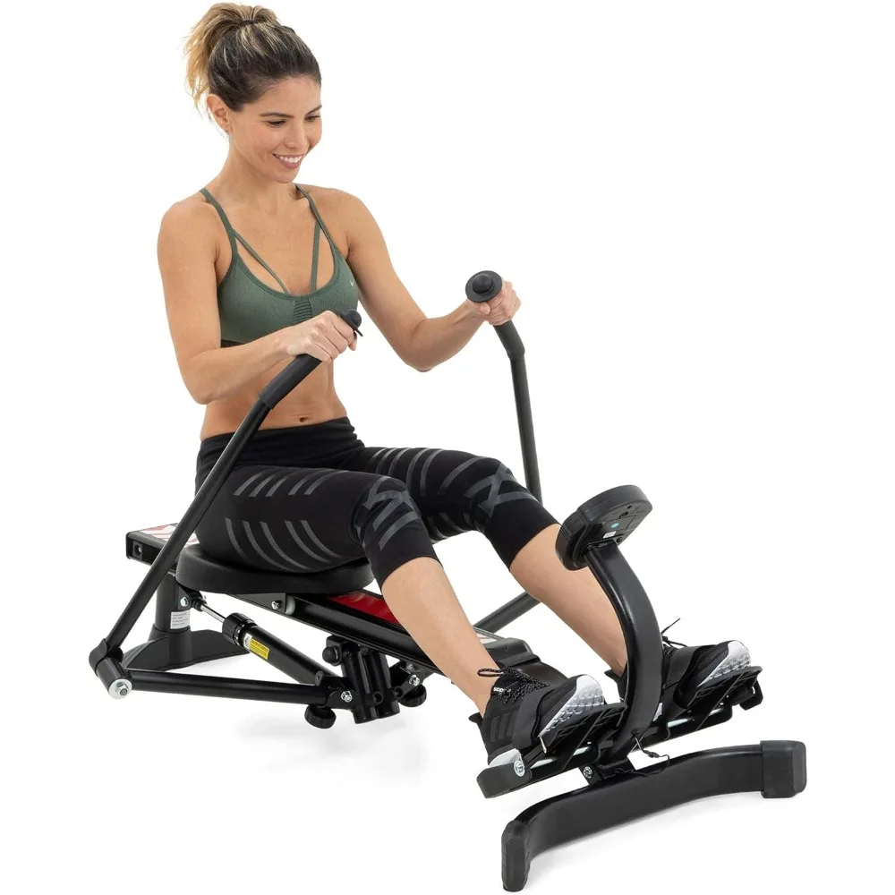 Resistance Rowing Machines for Home Use  LCD Monitor  Compact for Home Workout Tone Muscle Improve Heart Health