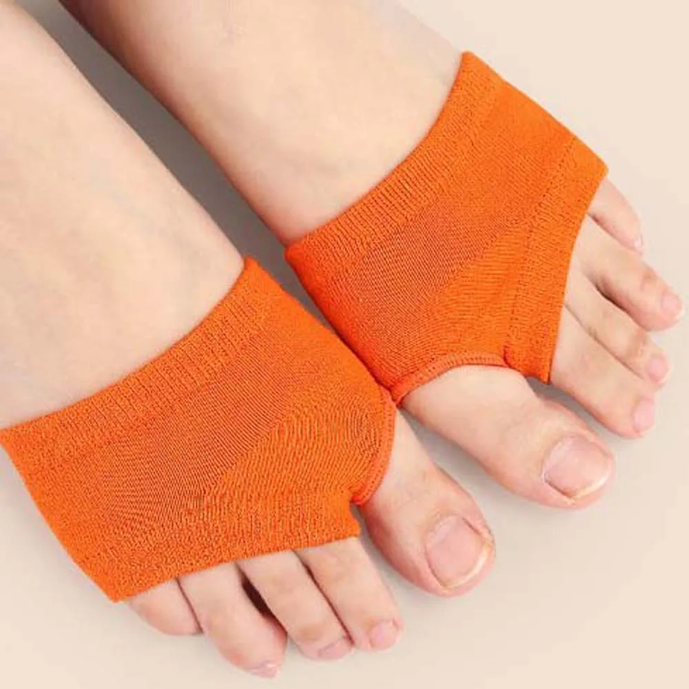 Cotton Forefoot Socks Comfort Padding Half Yard Insoles Toe Splitter Boat Socks Prevent Abrasion Support Forefoot