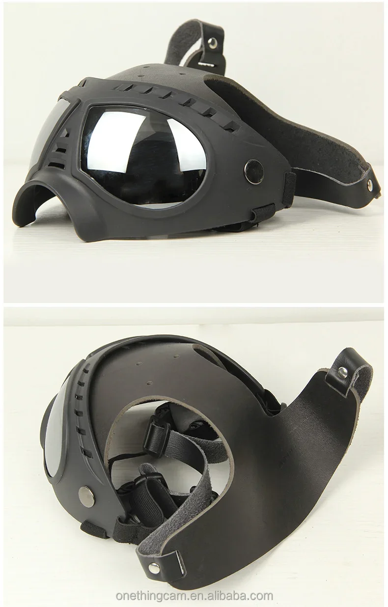 K9 Helmet Shape Dog Tactical Helmet with glasses design