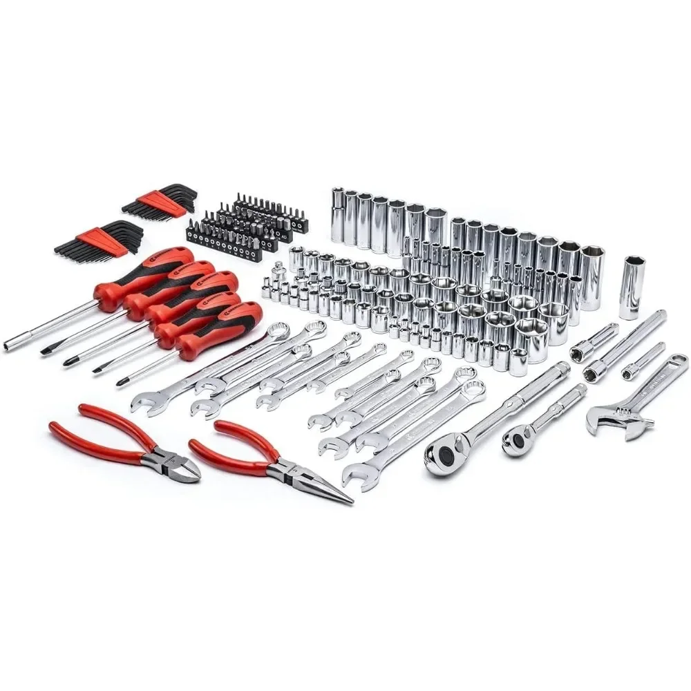 180 Piece Professional Tool Set in Tool Storage Case - CTK180