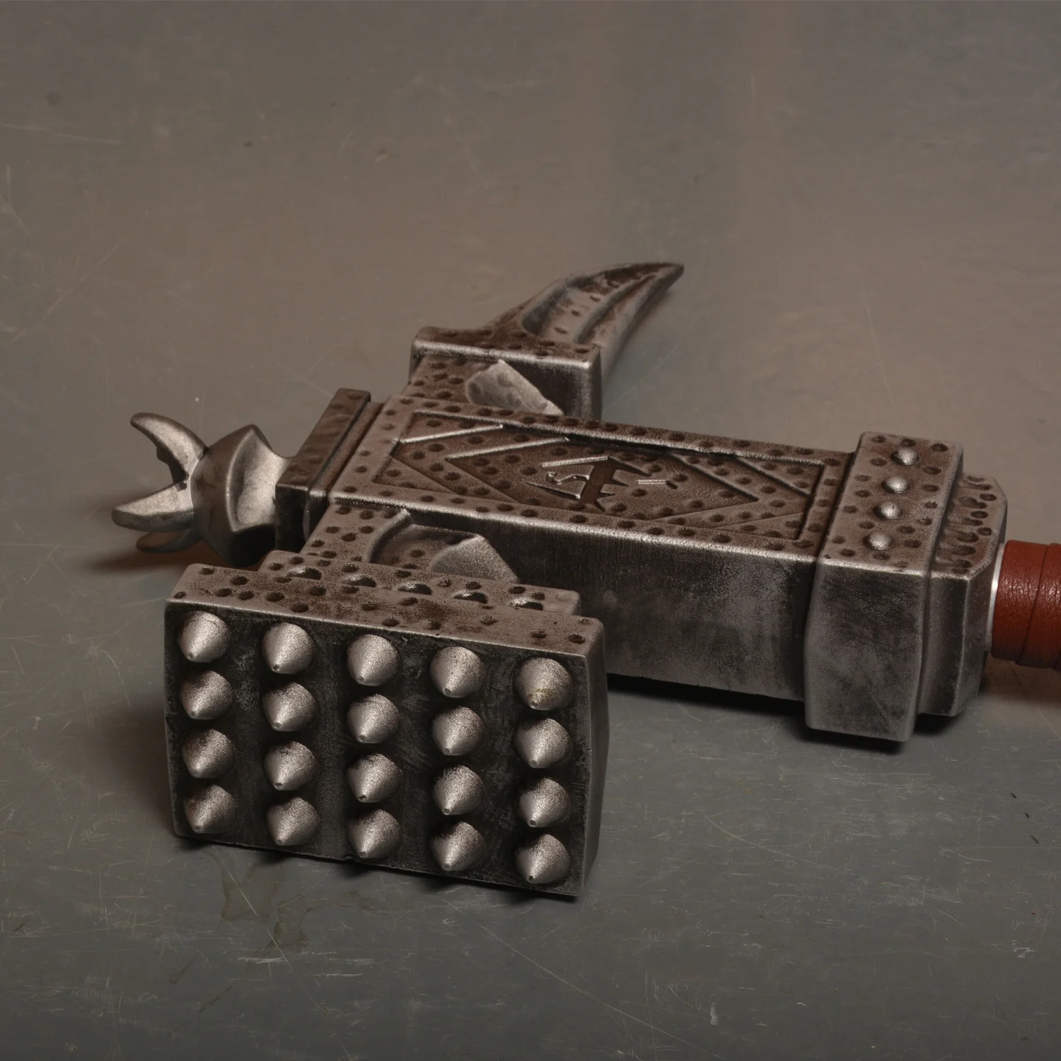 33,5'' Metal The Elder Scrolls Falx Carius Cosplay Melee Hammer Rollenspel Props, Rollenspel, Collecties, Home Decor Showcase