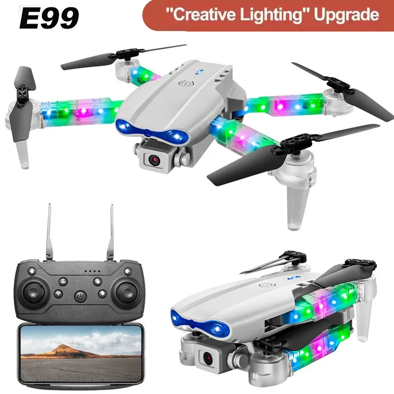 

E88D E99D Screen Control Folding Quadcopter Drone Optical Flow Aerial Photography Lighting Remote Control Aircraft Quadcopter