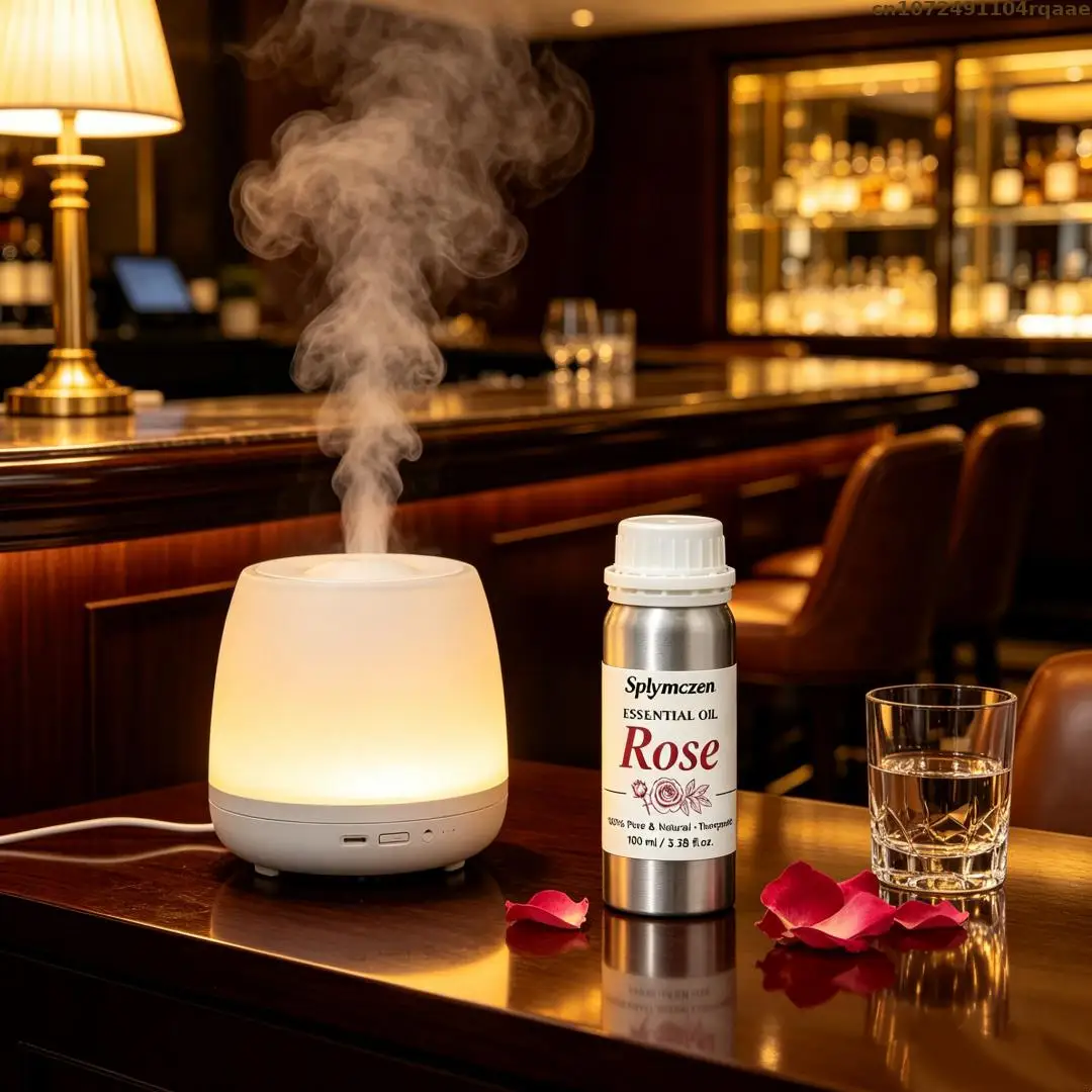 100/20ml unverdünntes Rosen-Duftöl, Nachfüllöl für Reed-Diffusor & elektrischen Aroma-Diffusor, Raumduft-Flüssigkeit – Detail 3