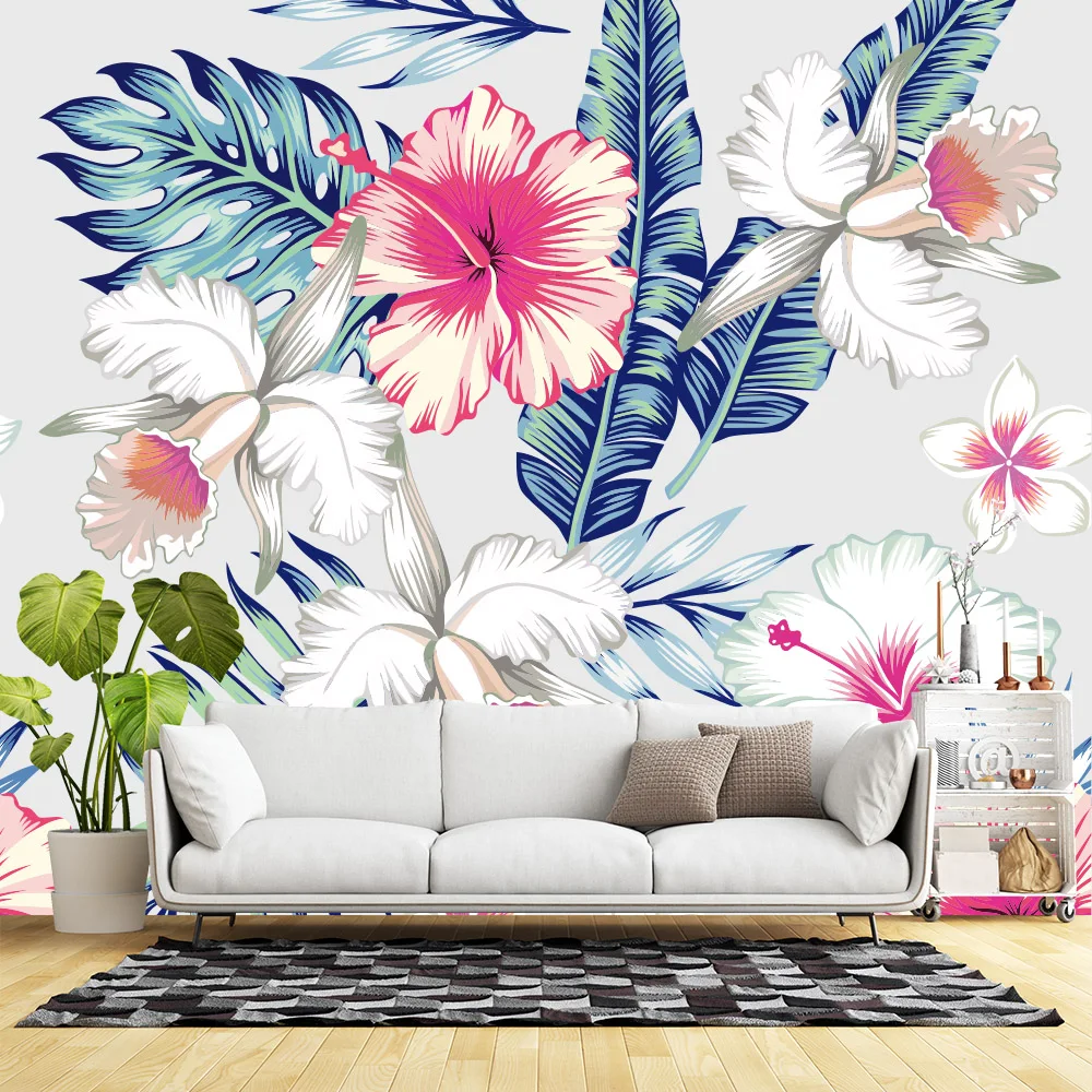 

Chinese Art Floral Pattern Wallpaper Peeling and Pasting Colorful Bedroom Decoration Mural Family Housewarming Gift for Friend