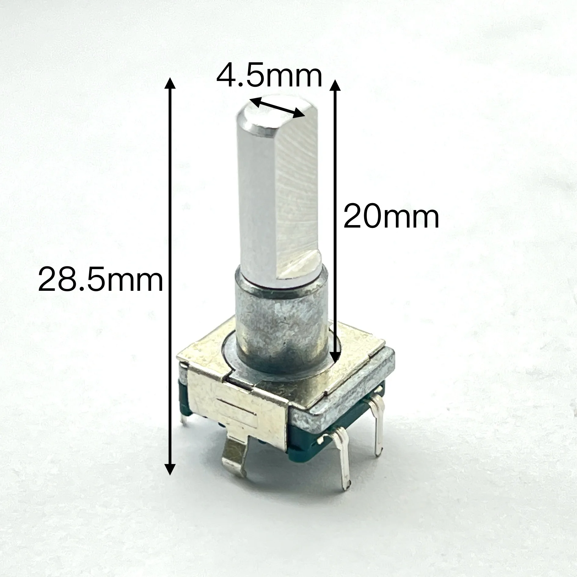 2 PCS left and right rotation automatic reset EC11 encoder handle length 20mm without switch