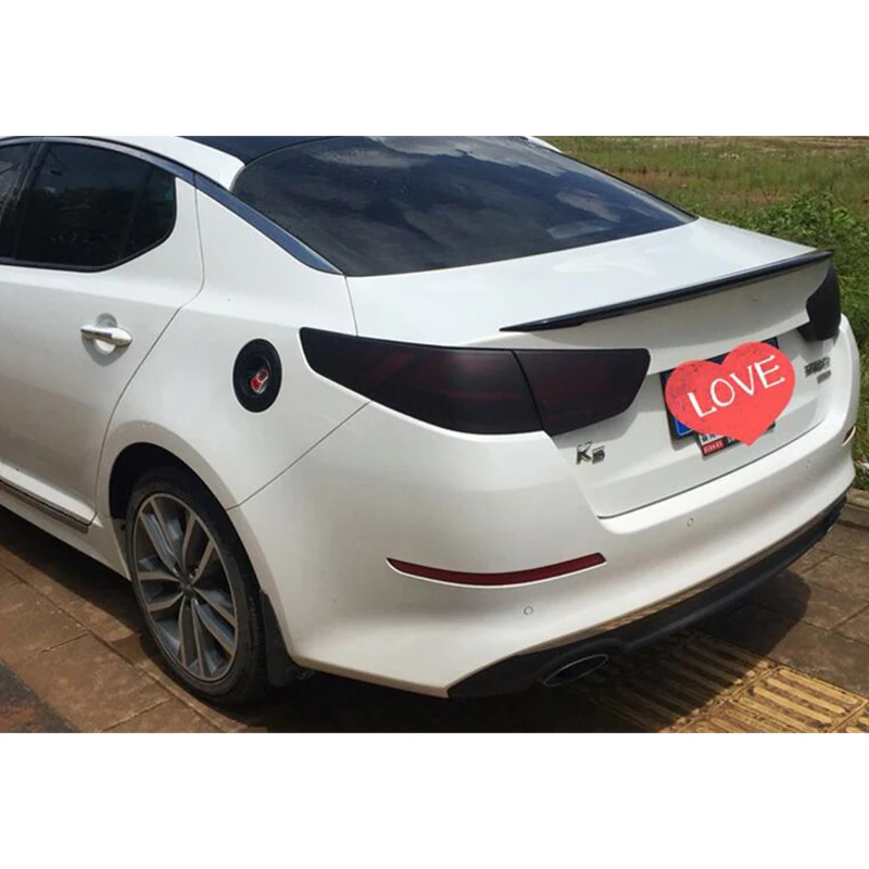 CEYUSOT FÜR AUTO-Kofferraum-Spoiler-Zubehör, altes Kia Optima K5, ABS-Material, Kunststoff, hinterer Lippenflügel, Schwanz, schwarzes Body-Kit 2014–2015