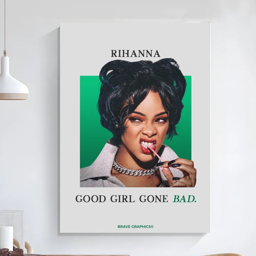 ملصق فني ذاتي اللصق للمغني الساخن ، لوحة حائط صغيرة عالية الجودة ، ديكور حائط للدراسة #6