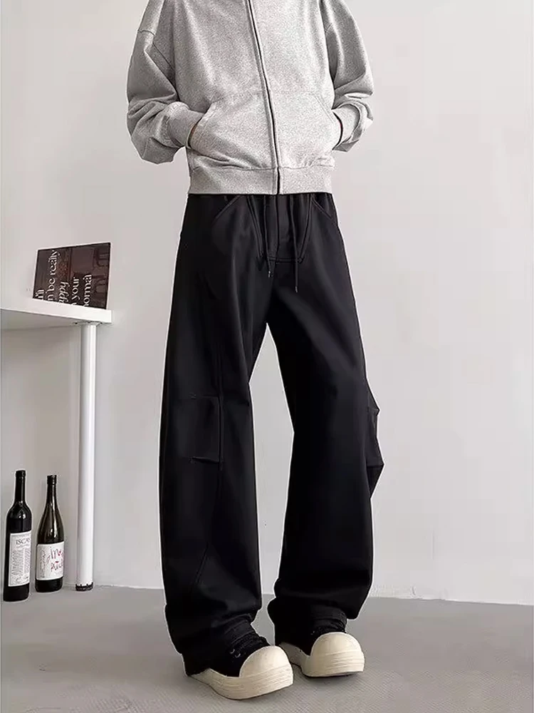 

Cleanfit American Sle Workwear Thiened Straight Leg Pants Men's Autumn Winter Fce Lined High End Casual Trousers