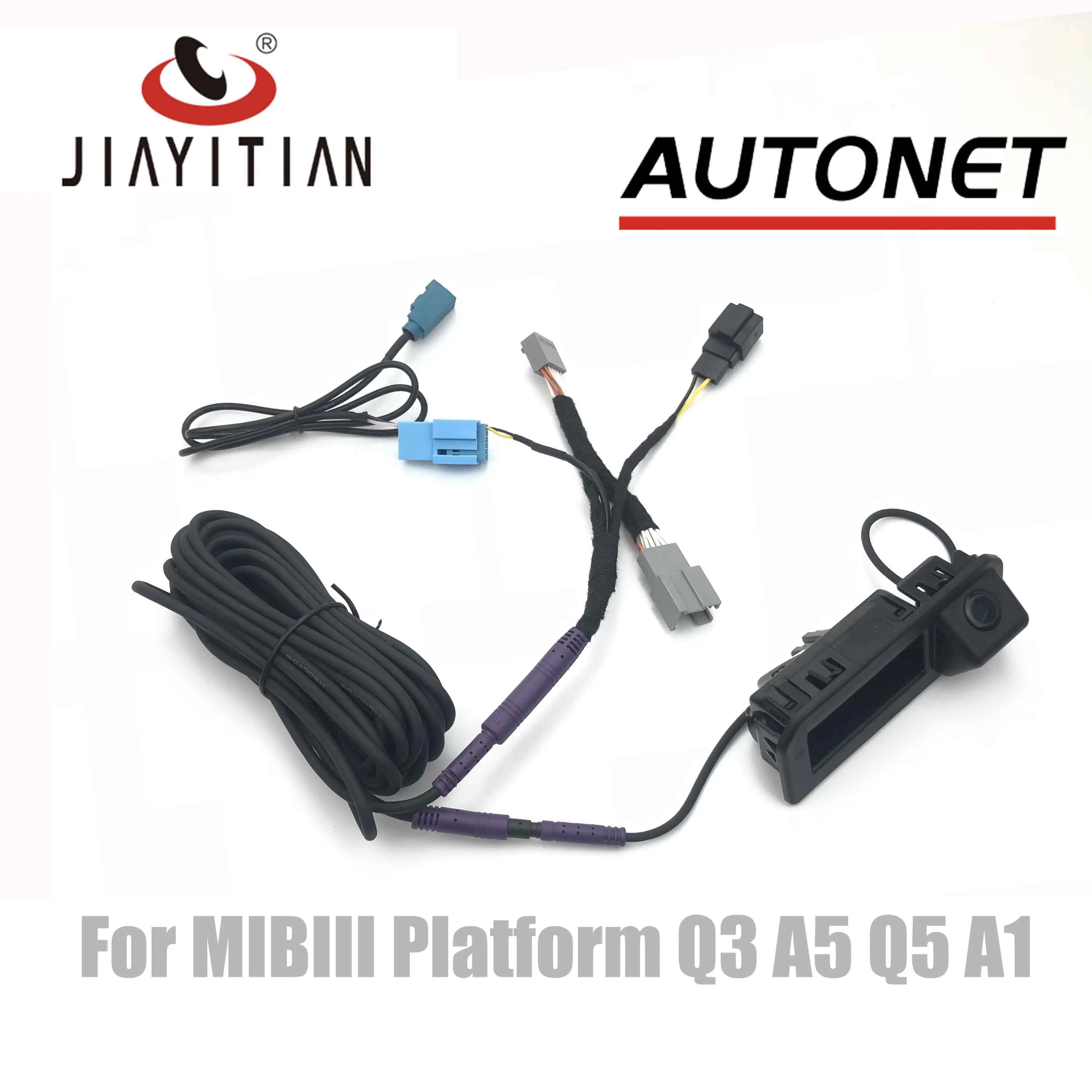 JIAYITIAN CanBus Rear View Camera Reversing Dynamic Camera For Audi MMI PLUS 2021 2022 MIB 3 MIBIII Platform Q3 A5 Q5 A1 LVDS