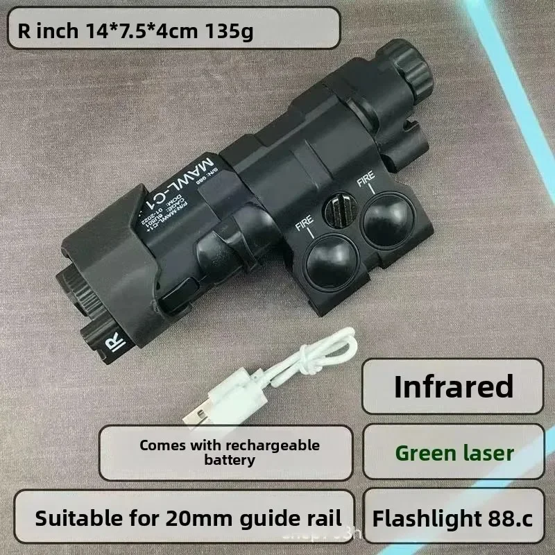 2026 Stable Laser Position MAWL-C1 Laser Flashlight Adjustable Rail Fixed Scene Layout Parts