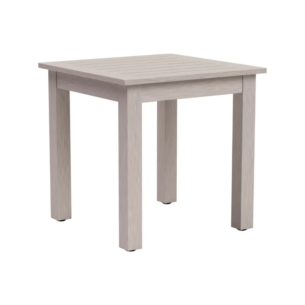 Eden Outdoor Side Table - Faux Weathered Teak