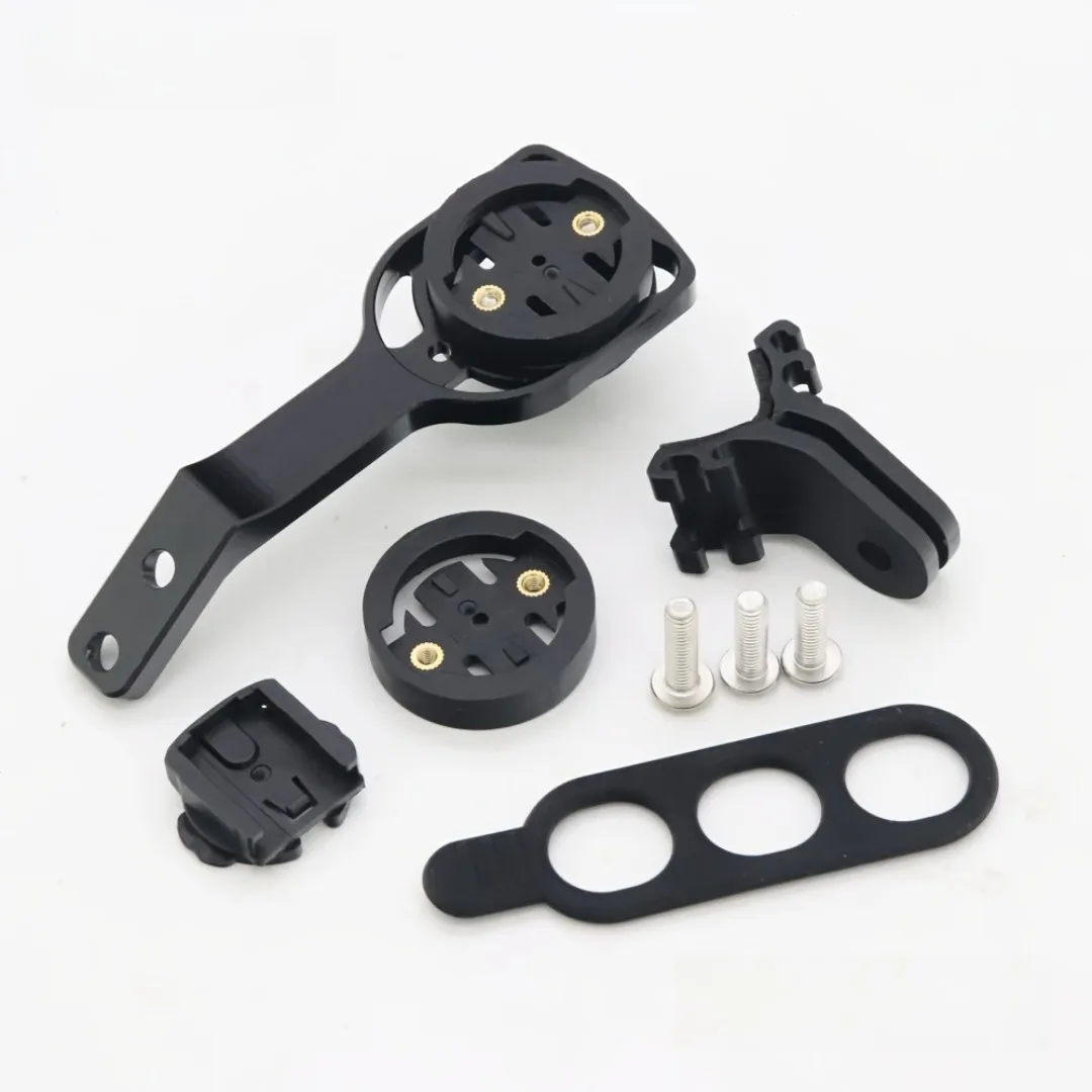 Bicycle BLACK INC Handlebar Bracket, Aluminum Computer Mount, Installation Extension Bracket, Extender Bracket for Bike Computer