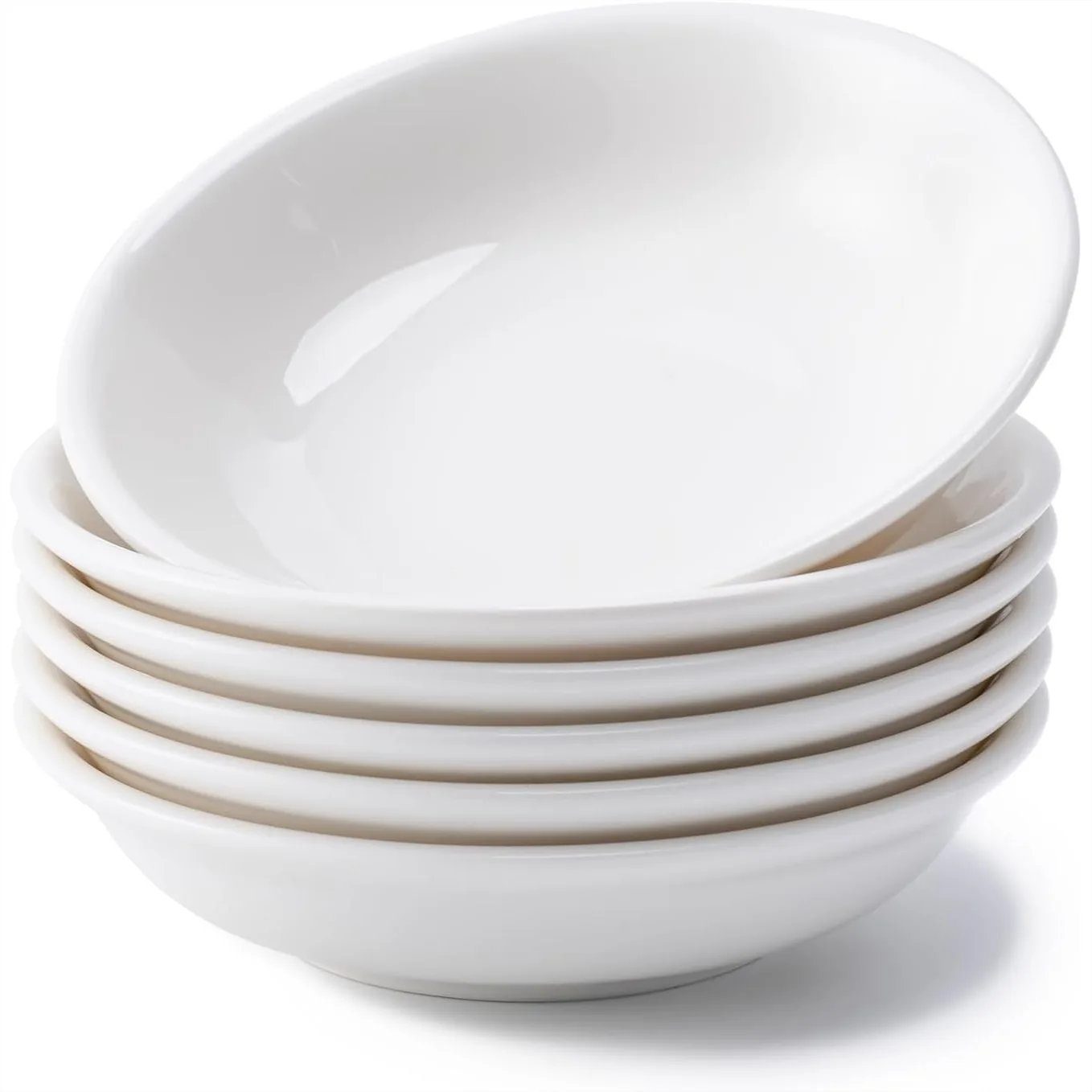 

6 Pack Dip Bowls 3 OZ Ceramic Soy Sauce Dish Small Serving Bowls for Tomato Sauce BBQ Party Supplies