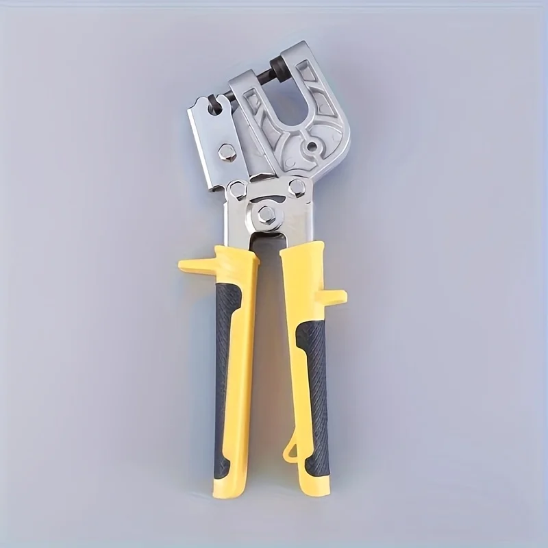 

10-inch Rivet Pliers, a one-handed tool specifically designed for lockstitching, which can be used as a fastening device for riv