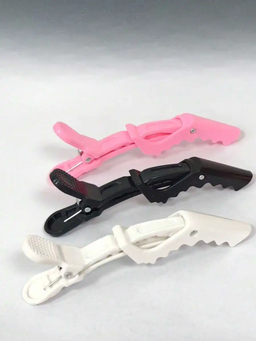 Professional Crocodile Hair Clips Set for Salons
