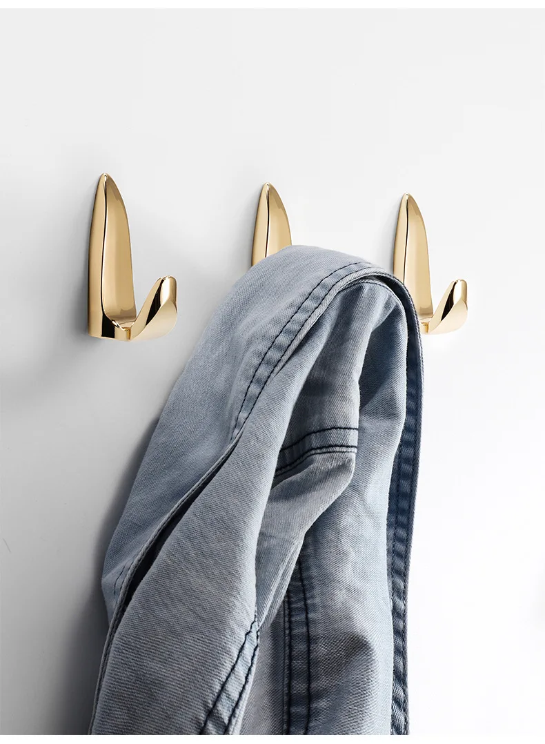 WV Moderne Wand Hängende Kleidung Haken Schlafzimmer Robe Haken Wohnzimmer Parlor Mantel Haken Schlafzimmer Robe Haken Handtuch Haken Bad Zubehör badezimmerzubehör badezimmer haken küchen schrank aufbewahrung kleiderbü – Detail 32