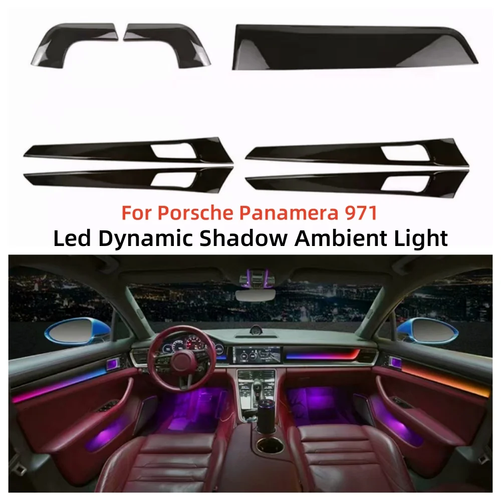 

For Porsche Panamera 971 LED Dynamic Atmosphere Light Automotive accessories horn cover Replace Interior Decorate Atmosphere Lam