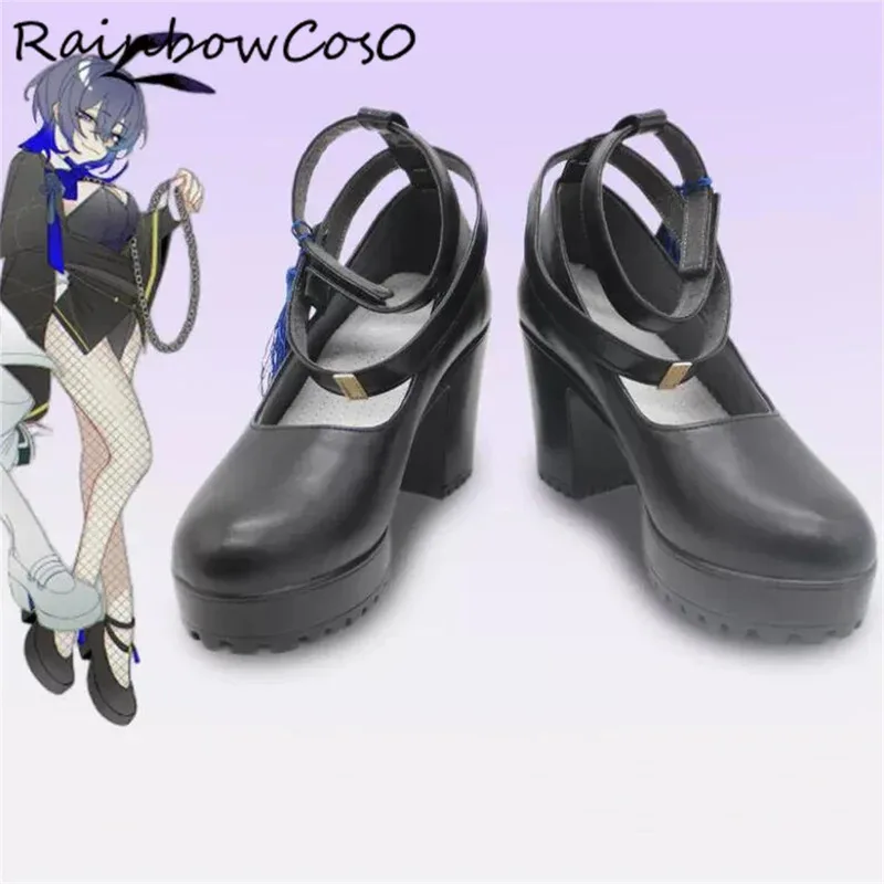 

Hoshirube Sho Virtual YouTuber VTuber Hololive Обувь для косплея Сапоги Игра Аниме Вечеринка Хэллоуин Рождество RainbowCos0 W4099