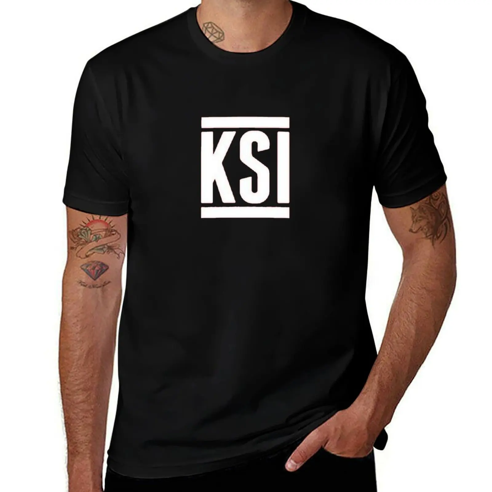 

KSI LOGO T-Shirt man t shirt graphic cotton t shirts man 100% t shirt for man T-shirt