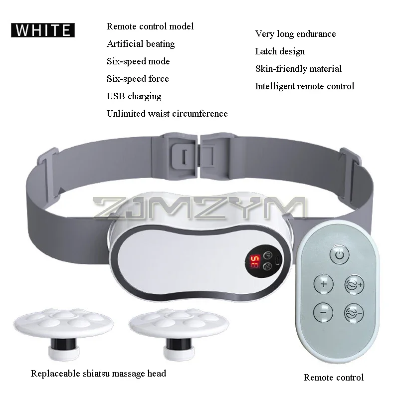 6-modi Taille Massager Oplaadbare Sport Massager Elektrische Body Massage Machine Voor Buik Taille Thuis Met Verstelbare Riem