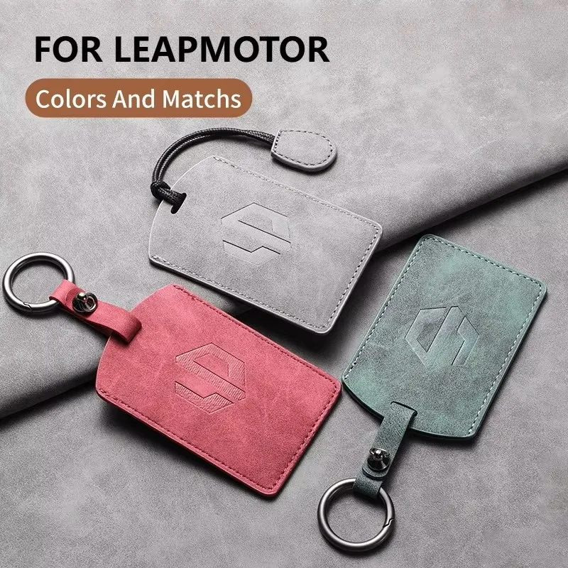 ل LEAPMOTOR C10 C16 C11 B01 حافظة مفاتيح السيارة الجلدية غطاء حقيبة المفاتيح حامي السيارات Aton مفتاح حامل قذيفة اكسسوارات الديكور