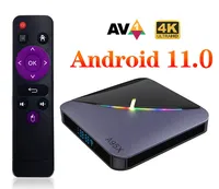 Boîtier Smart TV A95X F3 Air II, Android 11, Amlogic S905W2, 2 Go/16 Go, 4K @ 60fps