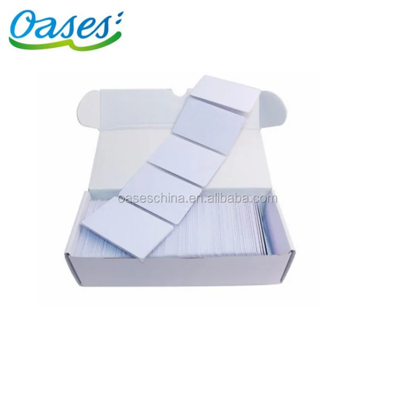 

100PCs a lot blank inkjet printer printable plain plastic PVC white ID cards